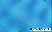 Shaded Relief Map of the area around 54° 56' 24" S, 96° 7' 30" E