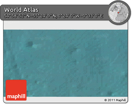 Satellite 3D Map of the Area around 55° 11' 31" N, 0° 4' 30" E