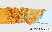 Political Panoramic Map of the area around 55° 11' 31" N, 108° 52' 30" E
