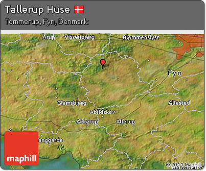 Satellite 3D Map of Tallerup Huse