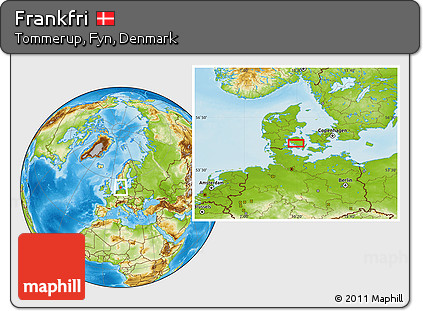 Physical Location Map of Frankfri