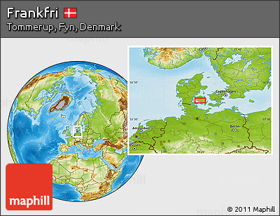 Physical Location Map of Frankfri