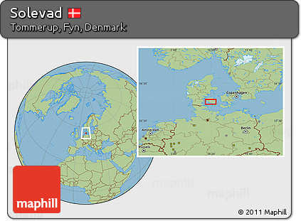 Savanna Style Location Map of Solevad