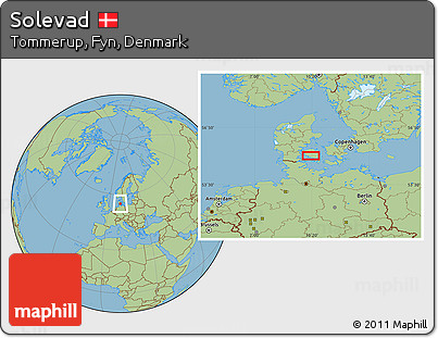 Savanna Style Location Map of Solevad