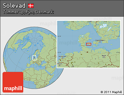 Savanna Style Location Map of Solevad