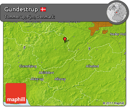 Physical Map of Gundestrup
