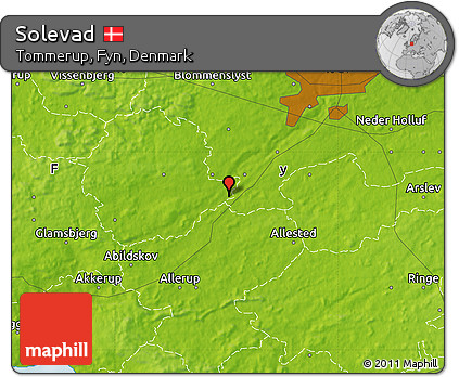 Physical Map of Solevad