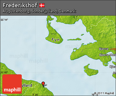 Physical Map of Frederikshof