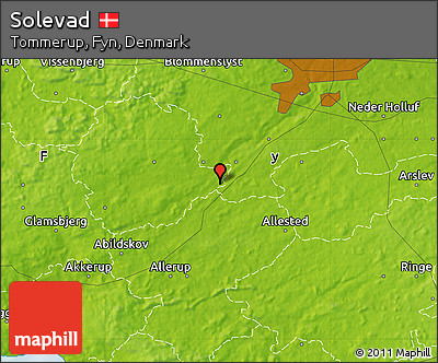 Physical Map of Solevad
