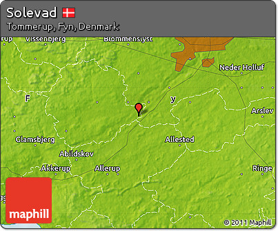 Physical Map of Solevad