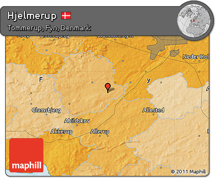 Political Map of Hjelmerup