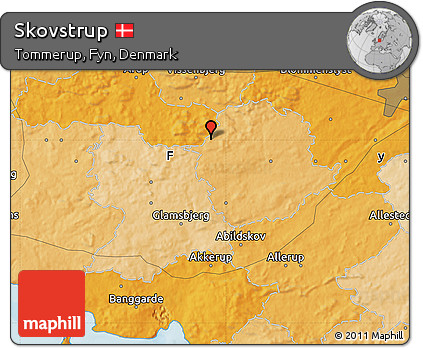 Political Map of Skovstrup