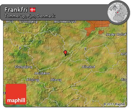 Satellite Map of Frankfri