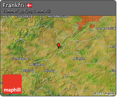 Satellite Map of Frankfri