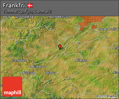 Satellite Map of Frankfri
