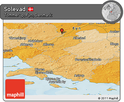 Political Panoramic Map of Solevad