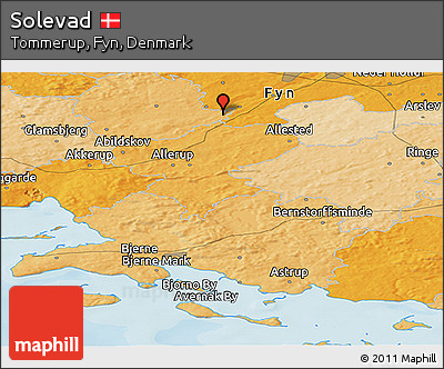 Political Panoramic Map of Solevad