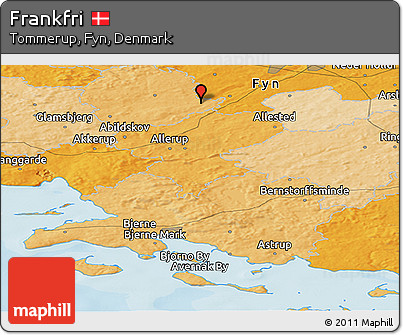 Political Panoramic Map of Frankfri