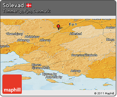 Political Panoramic Map of Solevad