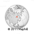 Outline Map of the Area around 55° 11' 31" N, 116° 31' 30" E, rectangular outline