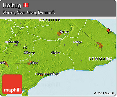 Physical 3D Map of Holtug