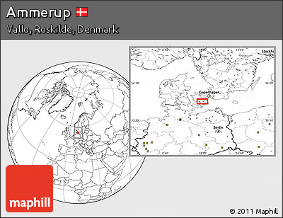Blank Location Map of Ammerup