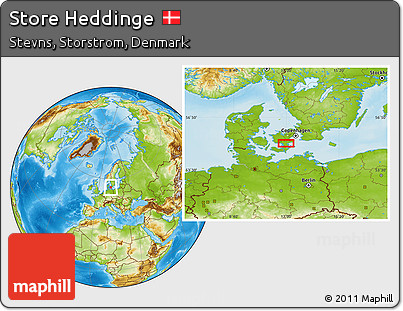 Physical Location Map of Store Heddinge