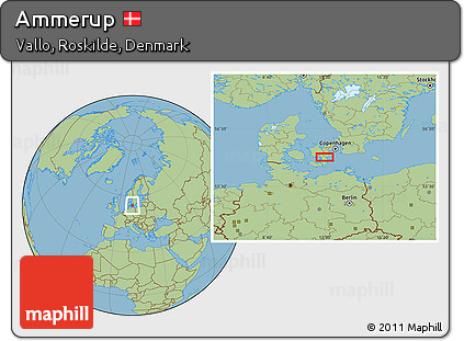 Savanna Style Location Map of Ammerup