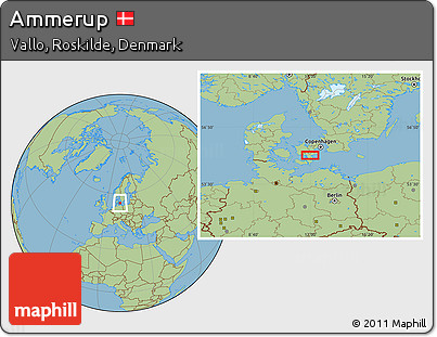 Savanna Style Location Map of Ammerup