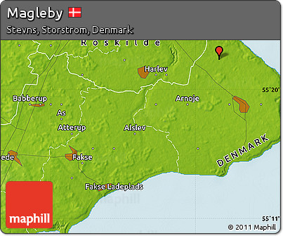Physical Map of Magleby