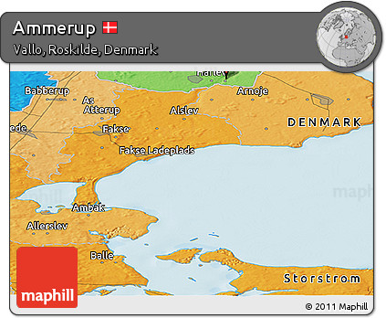 Political Panoramic Map of Ammerup