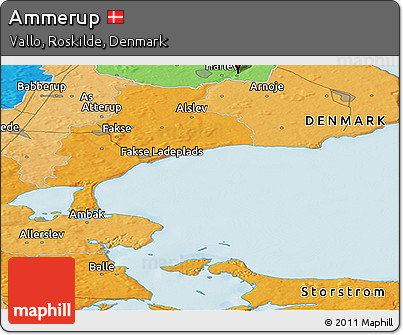 Political Panoramic Map of Ammerup