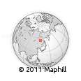 Outline Map of the Area around 55° 11' 31" N, 127° 34' 30" E, rectangular outline