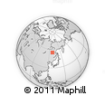 Outline Map of the Area around 55° 11' 31" N, 128° 25' 30" E, rectangular outline
