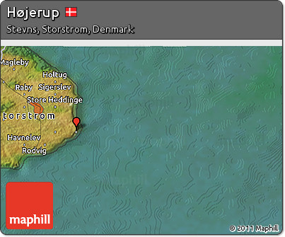 Satellite 3D Map of Højerup