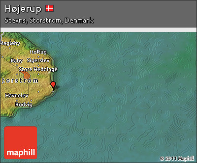 Satellite 3D Map of Højerup