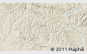 Shaded Relief 3D Map of the area around 55° 11' 31" N, 130° 7' 30" E