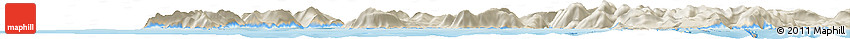 Shaded Relief Horizon Map of the Area around 55° 11' 31" N, 133° 22' 30" W Shaded Relief Horizon Map of the Area around 55° 11' 31" N, 133° 22' 30" W