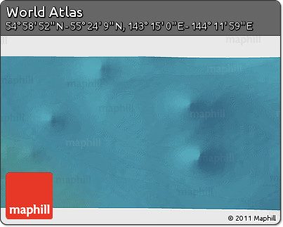 Satellite 3D Map of the Area around 55° 11' 31" N, 143° 43' 29" E