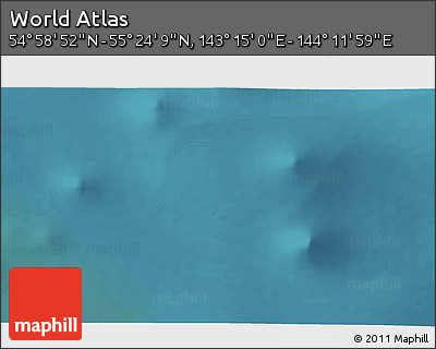 Satellite 3D Map of the Area around 55° 11' 31" N, 143° 43' 29" E
