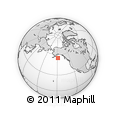 Outline Map of the Area around 55° 11' 31" N, 148° 40' 30" W, rectangular outline