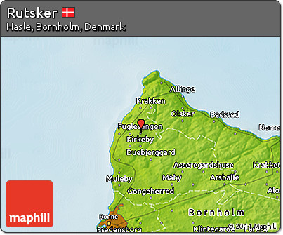 Physical 3D Map of Rutsker