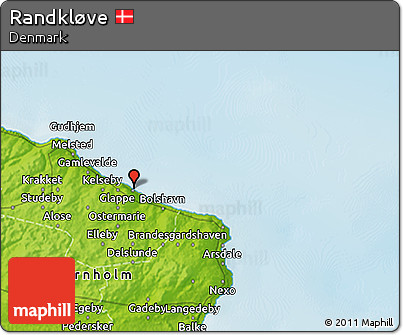 Physical 3D Map of Randkløve