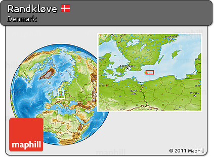 Physical Location Map of Randkløve