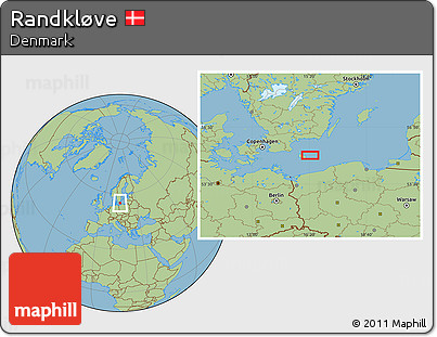 Savanna Style Location Map of Randkløve