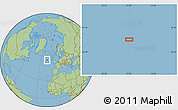 Savanna Style Location Map of the area around 55° 11' 31" N, 16° 55' 29" W