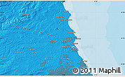 Political Map of the area around 55° 11' 31" N, 1° 37' 30" W