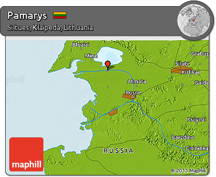 Physical 3D Map of Pamarys