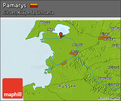 Physical 3D Map of Pamarys