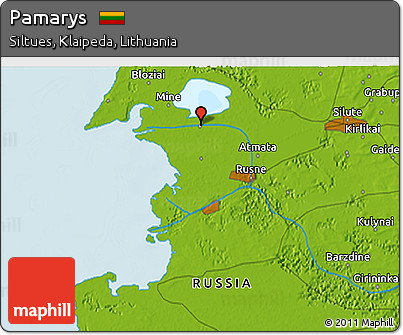 Physical 3D Map of Pamarys